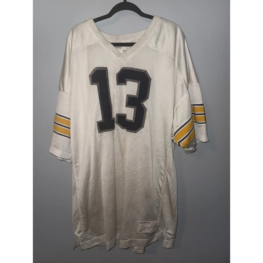 Vintage Adidas Dan Marino Pittsburgh Panthers 1982 Jersey White Mesh Mens 54 XXL